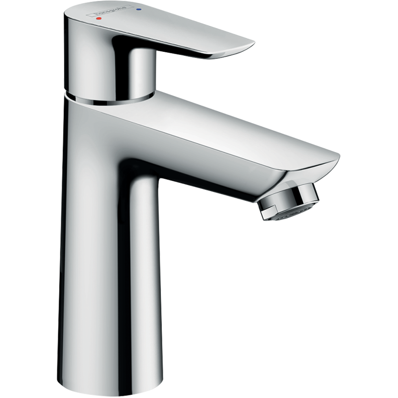 Jednouchwytowa bateria umywalkowa 110 LowFlow z kompletem odpływowym z cięgłem Chrom Talis E HANSGROHE 71715000
