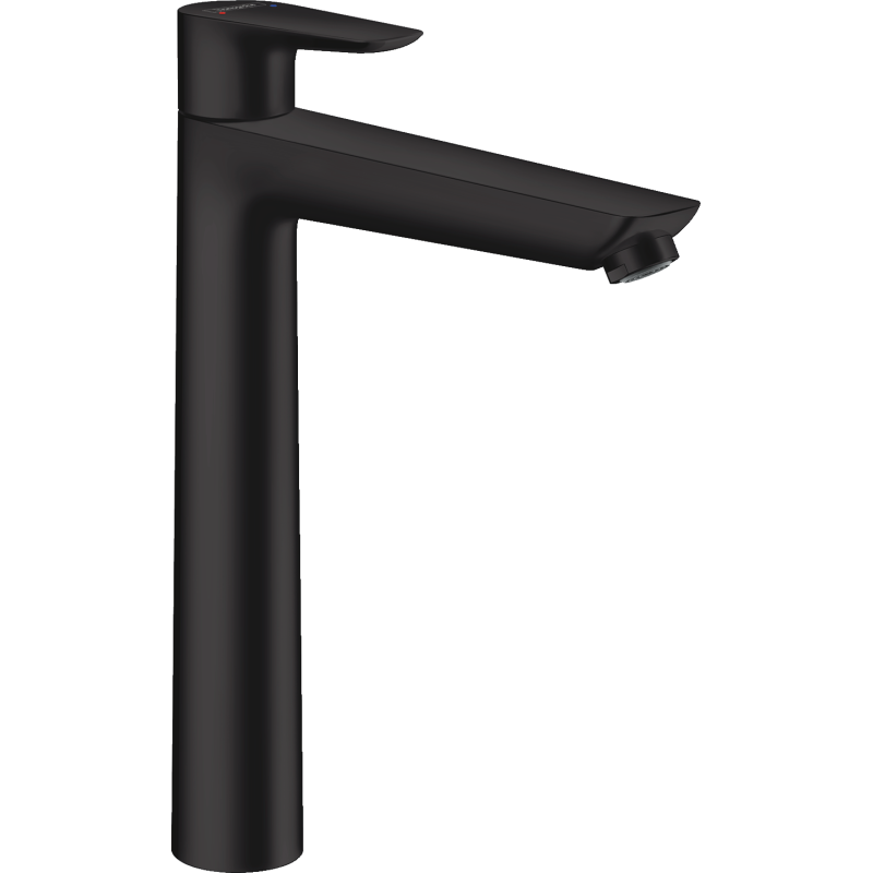 Bateria umywalkowa 240 do umywalek nablatowych z kpl odpływowym z cięgłem Czarny Matowy Talis E HANSGROHE 71716670