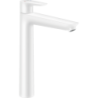 Jednouchwytowa bateria umywalkowa 240 do umywalek nablatowych z kpl odpływowym z cięgłem Biały Matowy Talis E HANSGROHE 71716700