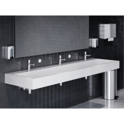 Samozamykająca bateria umywalkowa 110 z regulacją temperatury bez kompletu odpływowego Chrom Talis E HANSGROHE 71718000