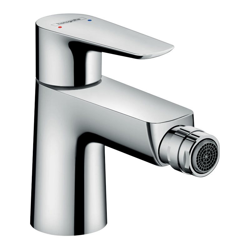 Jednouchwytowa bateria bidetowa z kompletem odpływowym Push-Open Chrom Talis E HANSGROHE 71721000