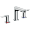 3-otworowa bateria umywalkowa z kompletem odpływowym z cięgłem Chrom Talis E HANSGROHE 71733000