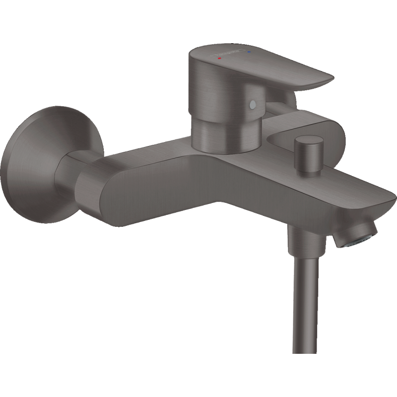Jednouchwytowa bateria wannowa, natynkowa Czarny Chrom Szczotkowany Talis E HANSGROHE 71740340