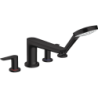 4-otworowa bateria na brzeg wanny Czarny Matowy Talis E HANSGROHE 71748670