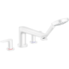 4-otworowa bateria na brzeg wanny Biały Matowy Talis E HANSGROHE 71748700