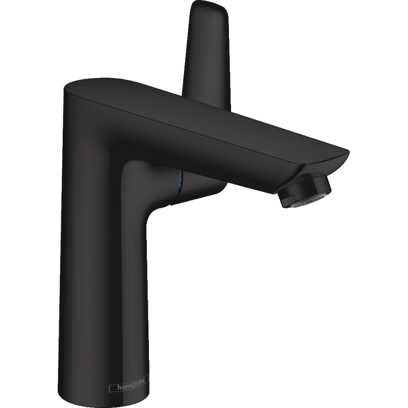 Jednouchwytowa bateria umywalkowa 150 z kompletem odpływowym z cięgłem Czarny Matowy Talis E HANSGROHE 71754670