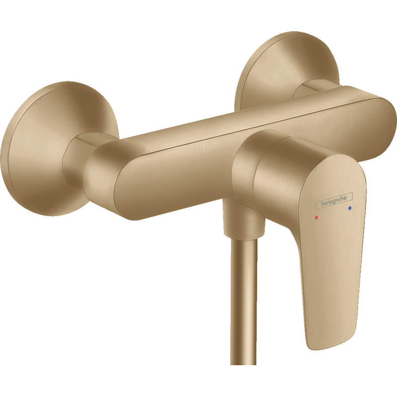 Jednouchwytowa bateria prysznicowa, natynkowa Brąz Szczotkowany Talis E HANSGROHE 71760140