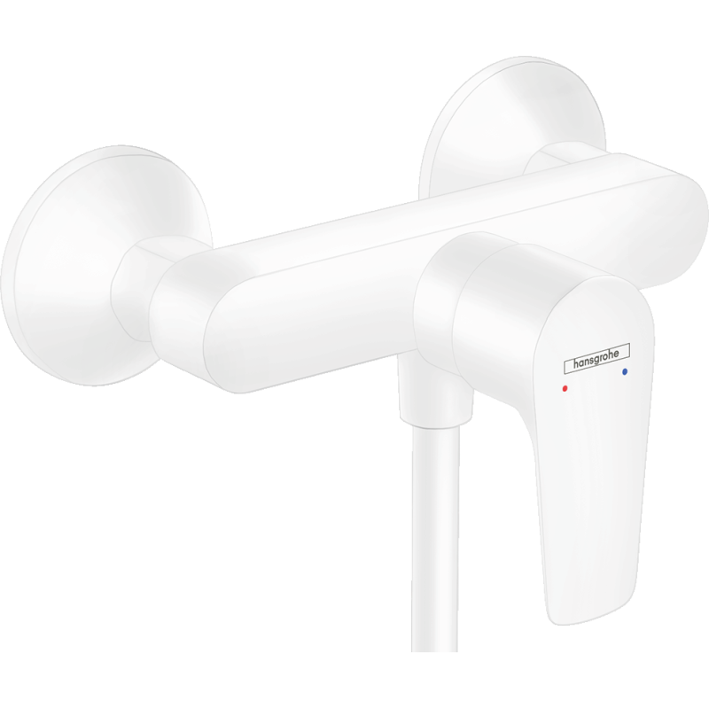 Jednouchwytowa bateria prysznicowa, natynkowa Biały Matowy Talis E HANSGROHE 71760700