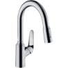 Jednouchwytowa bateria kuchenna 180, wyciągana wylewka, 2jet Chrom Focus M42 HANSGROHE 71801000