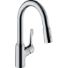 Jednouchwytowa bateria kuchenna 180, EcoSmart, wyciągana wylewka, 2jet Chrom Focus M43 HANSGROHE 71811000