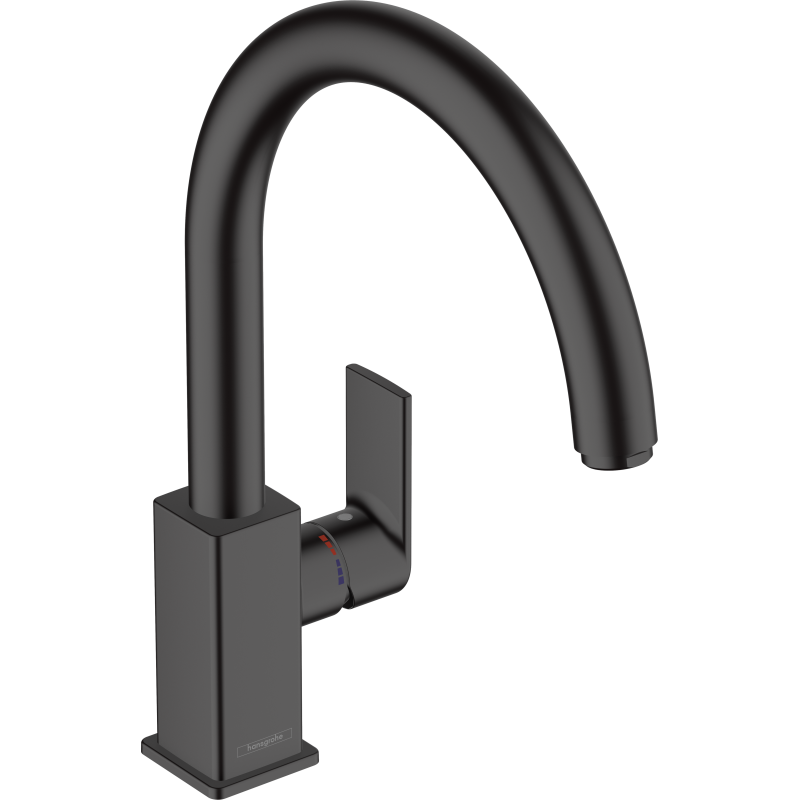 Jednouchwytowa bateria kuchenna 210, obrotowa wylewka Czarny Matowy Vernis Shape M35 HANSGROHE 71871670