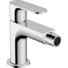 Jednouchwytowa bateria bidetowa z metalowym kompletem odpływowym z cięgłem Chrom Rebris S HANSGROHE 72212000