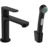 Bateria umywalkowa 110 z główką Bidette i wężem 160 cm, bez kompletu odpływowego Czarny Matowy Rebris S HANSGROHE 72215670