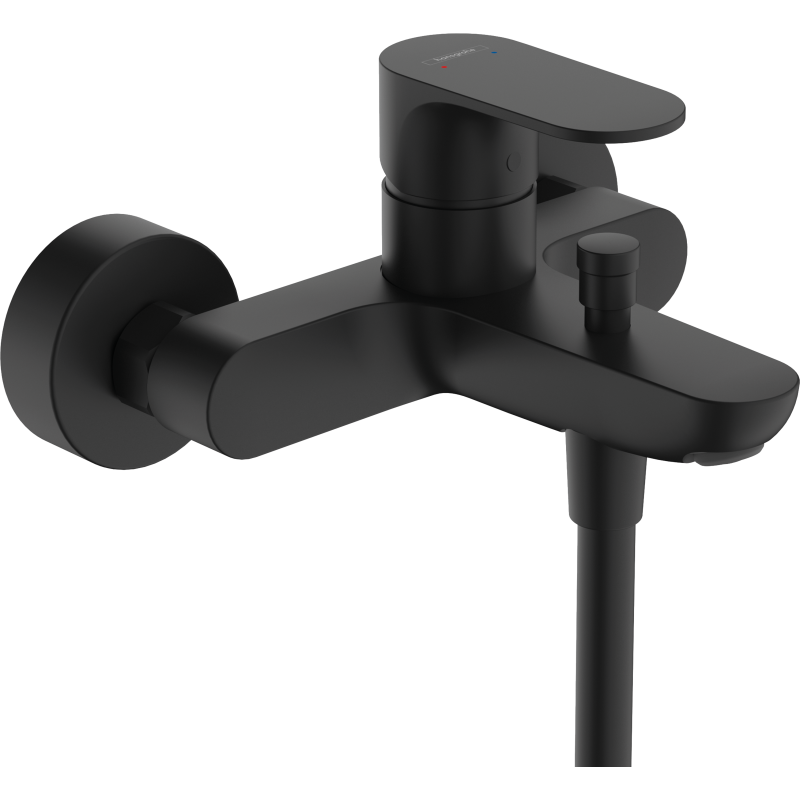 Jednouchwytowa bateria wannowa, natynkowa Czarny Matowy Rebris S HANSGROHE 72440670