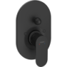 Jednouchwytowa bateria wannowa, podtynkowa Czarny Matowy Rebris S HANSGROHE 72449670