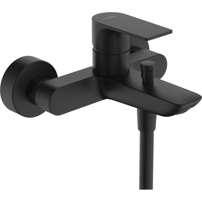 Jednouchwytowa bateria wannowa, natynkowa Czarny Matowy Rebris E HANSGROHE 72450670