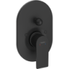 Jednouchwytowa bateria wannowa, podtynkowa Czarny Matowy Rebris E HANSGROHE 72459670