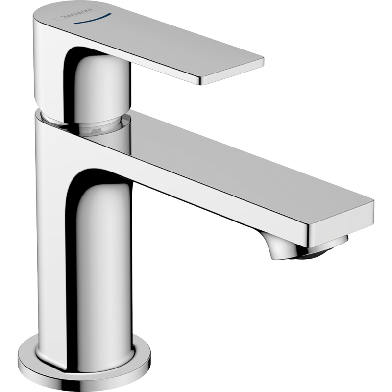 Bateria bez mieszacza 80 do wody zimnej lub wstępnie zmieszanej bez kompletu odpływowego Chrom Rebris E HANSGROHE 72506000