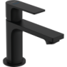 Bateria bez mieszacza 80 do wody zimnej lub wstępnie zmieszanej bez kompletu odpływowego Czarny mat Rebris E HANSGROHE 72506670