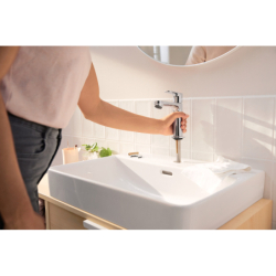 Jednouchwytowa bateria umywalkowa 110 CoolStart bez kompletu odpływowego Chrom Rebris S HANSGROHE 72520000