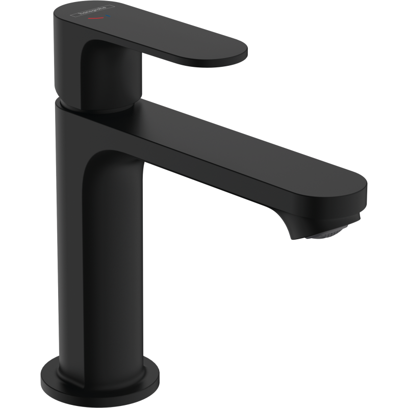 Jednouchwytowa bateria umywalkowa 110 CoolStart bez kompletu odpływowego Czarny Matowy Rebris S HANSGROHE 72520670