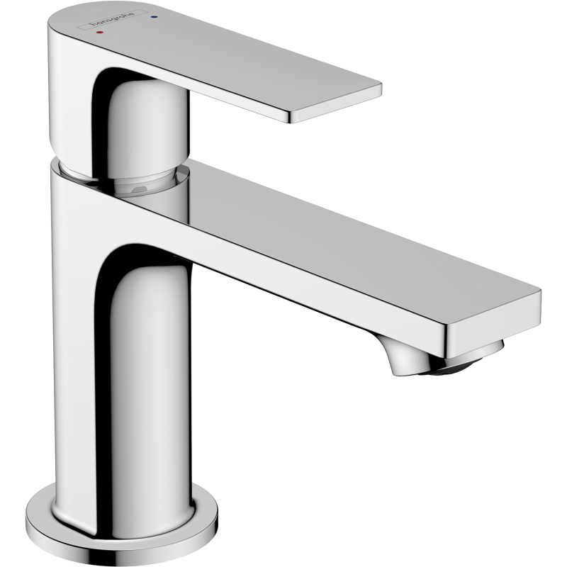 Jednouchwytowa bateria umywalkowa 80 z kompletem odpływowym z cięgłem Chrom Rebris E HANSGROHE 72550000