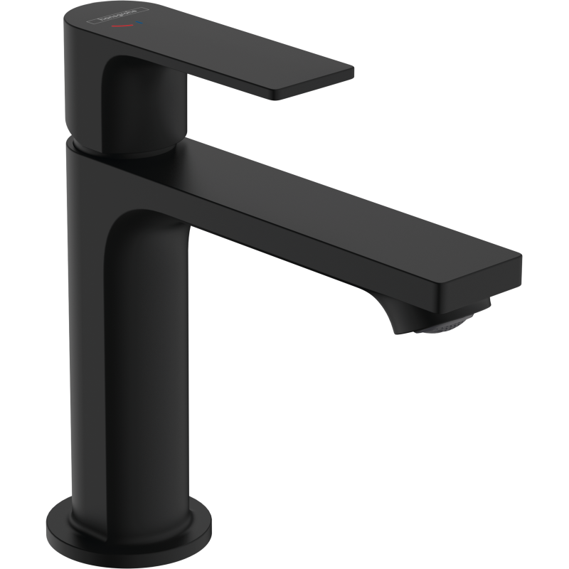Jednouchwytowa bateria umywalkowa 110 CoolStart bez kompletu odpływowego Czarny Matowy Rebris E HANSGROHE 72560670
