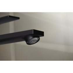 Bateria umywalkowa 240 CoolStart do umywalek nablatowych z kpl odpływowym z cięgłem Czarny Matowy Rebris E HANSGROHE 72581670