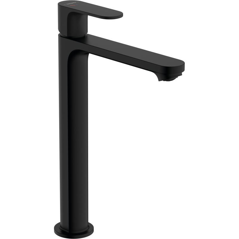 Bateria umyw. 240 CoolStart EcoSmart+ do umyw nablat z kpl odpływowym z cięgłem Czarny Matowy Rebris S HANSGROHE 72590670