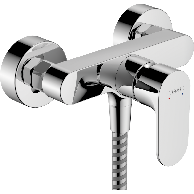 Jednouchwytowa bateria prysznicowa, natynkowa Chrom Rebris S HANSGROHE 72640000