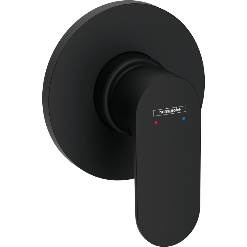 Jednouchwytowa bateria prysznicowa, podtynkowa Czarny Matowy Rebris S HANSGROHE 72649670