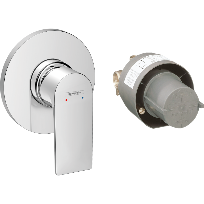 Zestaw prysznicowy, podtynkowy Chrom Rebris E HANSGROHE 72658000