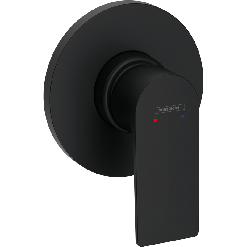 Jednouchwytowa bateria prysznicowa, podtynkowa Czarny Matowy Rebris E HANSGROHE 72659670