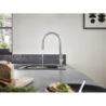 Jednouchwytowa bateria kuchenna 210, wyciągana wylewka, 2jet, sBox Chrom Talis M54 HANSGROHE 72801000