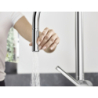 Jednouchwytowa bateria kuchenna 210, wyciągana wylewka, 2jet, sBox Chrom Talis M54 HANSGROHE 72801000