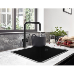 Jednouchwytowa bateria kuchenna 220 U, 1jet Czarny Matowy Talis M54 HANSGROHE 72806670