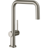 Jednouchwytowa bateria kuchenna 220 U, 1jet Stal Szlachetna Finish Talis M54 HANSGROHE 72806800