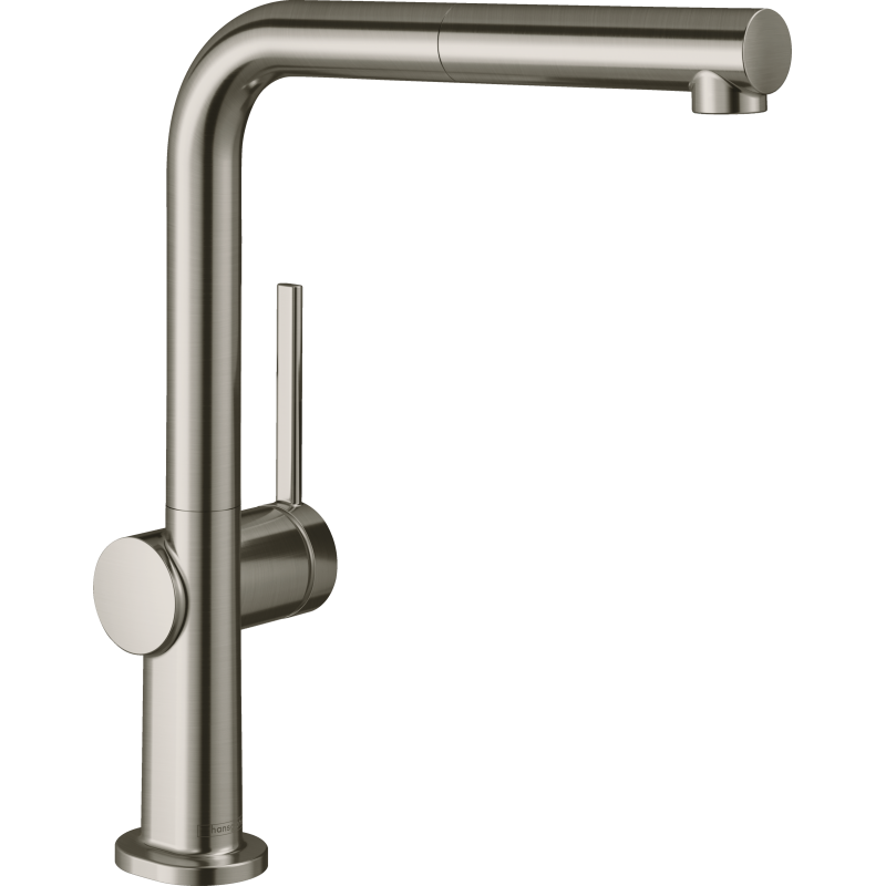 Jednouchwytowa bateria kuchenna 270, wyciągana wylewka, 1jet Stal Szlachetna Finish Talis M54 HANSGROHE 72808800
