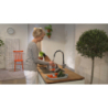 Jednouchwytowa bateria kuchenna 200, wyciągana wylewka, 2jet Chrom Talis M51 HANSGROHE 72813000