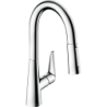 Jednouchwytowa bateria kuchenna 160, wyciągana wylewka, 2jet Chrom Talis M51 HANSGROHE 72815000