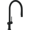Jednouchwytowa bateria kuchenna 210, EcoSmart, wyciągana wylewka, 2jet Czarny Matowy Talis M54 HANSGROHE 72842670