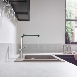 Jednouchwytowa bateria kuchenna 270, LowPressure do bezciśnieniowych podgrzewaczy wody, 1jet Chrom Talis M54 HANSGROHE 72859000
