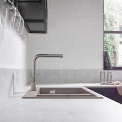 Bateria kuchenna 270, LowPressure do bezciśnieniowych podgrzewaczy wody Stal Szlachetna Finish Talis M54 HANSGROHE 72860800