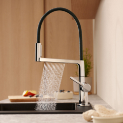Jednouchwytowa bateria kuchenna Semi-Pro, 3jet Chrom Talis Select M54 PowderSpray HANSGROHE 72861000