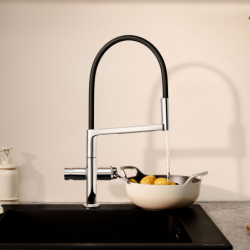 Jednouchwytowa bateria kuchenna Semi-Pro, 3jet Chrom Talis Select M54 PowderSpray HANSGROHE 72861000