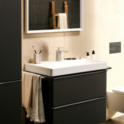 Jednouchwytowa bateria umywalkowa 80 CoolStart z kompletem odpływowym z cięgłem Chrom Tecturis E HANSGROHE 73004000