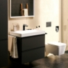 Jednouchwytowa bateria umywalkowa 110 CoolStart EcoSmart+ bez kompletu odpływowego Czarny Matowy Tecturis E HANSGROHE 73012670
