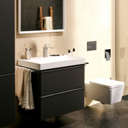 Jednouchwytowa bateria umywalkowa 110 CoolStart z kompletem odpływowym z cięgłem Chrom Tecturis E HANSGROHE 73018000