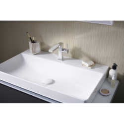 Jednouchwytowa bateria umywalkowa 110 Fine CoolStart Ecosmart+ z kpl odpływowym Push-Open Chrom Tecturis E HANSGROHE 73020000