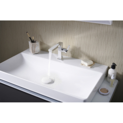 Jednouchwytowa bateria umywalkowa 110 Fine CoolStart Ecosmart+ z kpl odpływowym Push-Open Chrom Tecturis E HANSGROHE 73020000